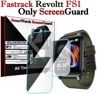HIDEOUS Screen Guard for Fastrack Revoltt FS1(Pack of 3)