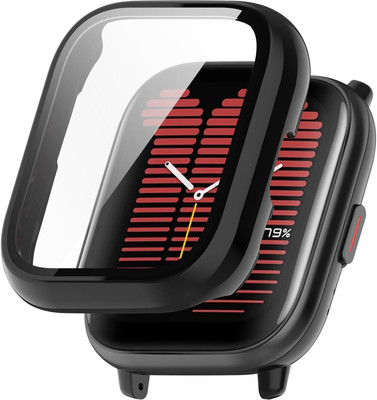 KAZUKI Screen Guard for Amazfit Active A2211 Tempered Glass Watch Cover(Pack of 1)