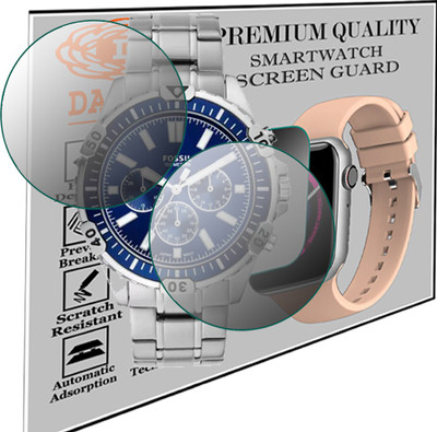 daffin Screen Guard for FOSSIL FS5623 GARRETT ANALOG WATCH FOR MEN(Pack of 2)