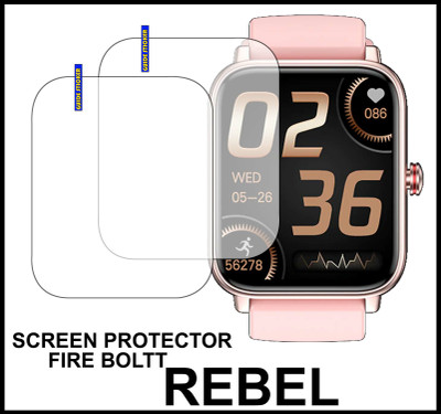 TWUAOP Screen Guard for FIRE BOLTT REBEL(Pack of 2)