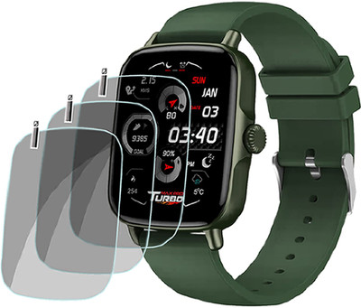 XAZE Screen Guard for Maxima Max Pro Turbo Smartwatch(Pack of 3)