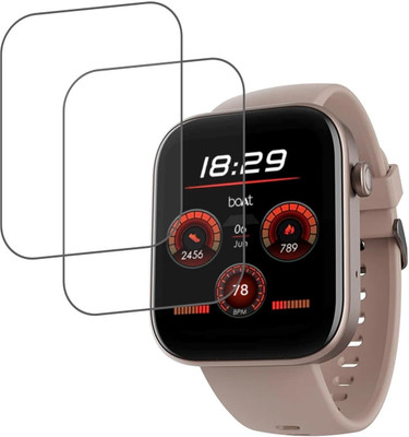 CUBES Screen Guard for boAt Storm Call 3, 1.83 inch HD Display Smartwatch | Crack proof | Touch Sensitive | Unbreakable | Ultra Thin | Edge To Edge TPU Film(Pack of 2)
