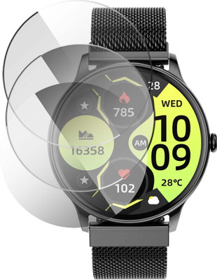 TWUAOP Screen Guard for Noise_NoiseFit_Crew_Go smartwatch(Pack of 3)