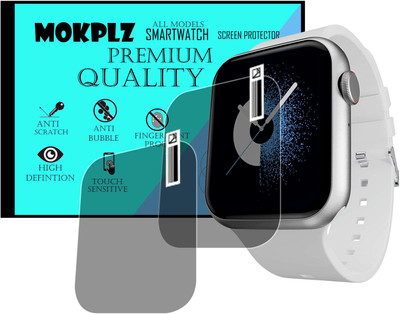 MOKPLZ Screen Guard for FIRE BOLTT RING PLUS SMARTWATCH(Pack of 2)