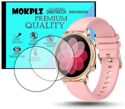 MOKPLZ Screen Guard for PEBBLE CELIA SMARTWATCH(Pack of 2)