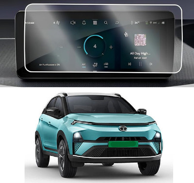 KACA Impossible Screen Guard for (company fitted) Navigation Infotainment System of Tata Nexon Facelift Creative Plus S 1.2 Revotron Petrol 7DCA DT (10.25 inch) 2023 GPS System Clear Glossy :1(Pack of 1)