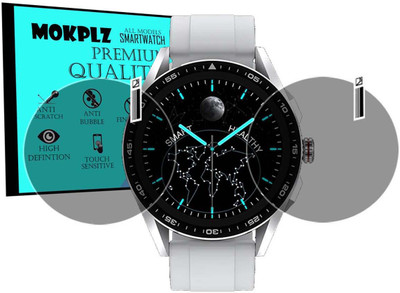 MOKPLZ Screen Guard for FIRE BOLTT INVINCIBLE PLUS SMARTWATCH(Pack of 2)