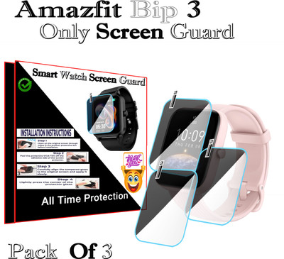 HIDEOUS Screen Guard for Amazfit Bip 3(Pack of 2)
