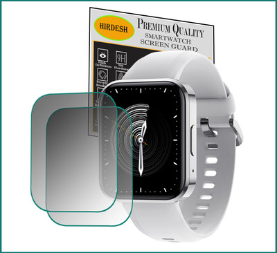 hirdesh Screen Guard for DIZO Watch D Talk(Pack of 2)