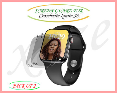 XAZE Screen Guard for Crossbeats Ignite S6 Smartwatch(Pack of 2)