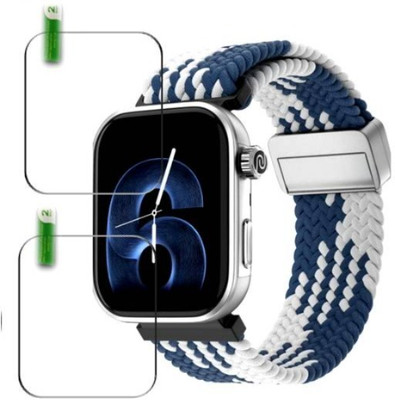 DOWRVIN Screen Guard for NOISE PRO 6 1.85 SMART WATCH SCREEN GUARD (P-2)(Pack of 2)