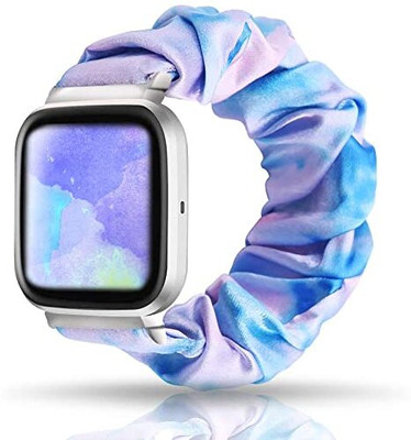 LIGHTWINGS Screen Guard for UooMoo Tie dye Scrunchie Elastic Band Fitbit Versa Fitbit Versa 2 Fitbit Versa Lite,Tie-dye Elastic(Pack of 1)