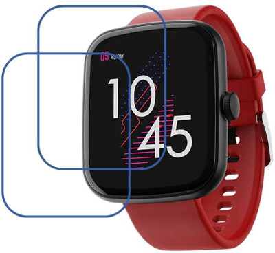 CUBES Screen Guard for BoAt Wave Beat Smart watch | 1.69 Inches | Soft and Flexible | Touch Sensitive | Unbreakable | Ultra Thin| Edge To Edge TPU Film ( Not Tempered Glass )(Pack of 2)