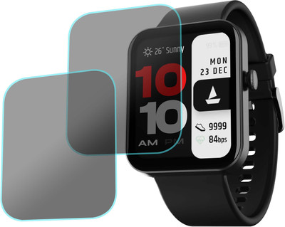 MOKPLZ Screen Guard for BOAT WAVE STRIDE SMARTWATCH(Pack of 2)