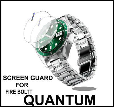 TWUAOP Screen Guard for FIRE BOLTT QUANTUM(Pack of 2)