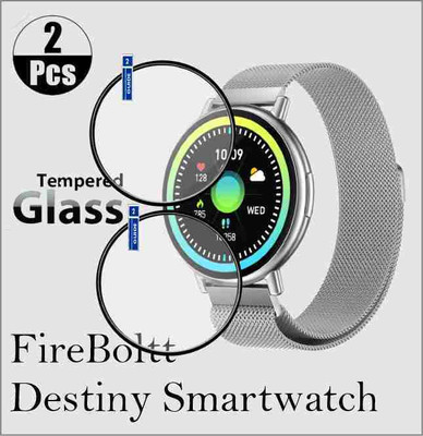 Olonga Screen Guard for FIRE BOLTT DESTINY SMARTWATCH(Pack of 2)