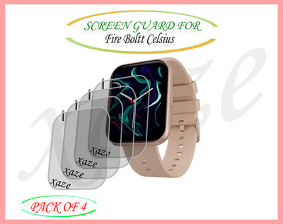XAZE Screen Guard for Fire Boltt Celsius(Pack of 4)