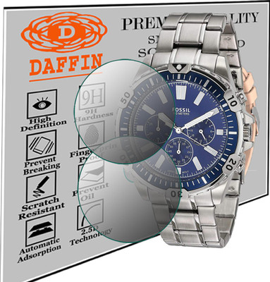 daffin Screen Guard for FOSSIL FS5623 GARRETT ANALOG WATCH FOR MEN(Pack of 2)