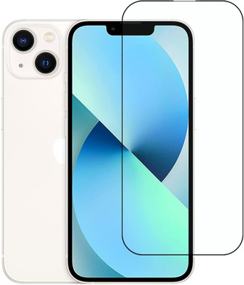 Aeidess Edge To Edge Tempered Glass for iphone 13(Pack of 1)
