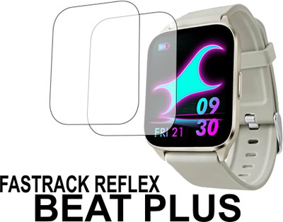 TWUAOP Screen Guard for FASTRACK REFLEX BEAT PLUS(Pack of 2)