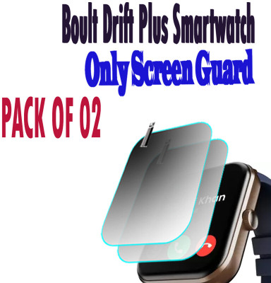 daffin Screen Guard for Boult Drift+(Pack of 2)
