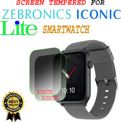 ejzatex Screen Guard for ZEBRONICS ICONIC LITE SMARTWATCH(Pack of 2)