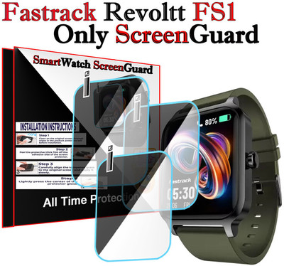 HIDEOUS Screen Guard for Fastrack Revoltt FS1(Pack of 3)