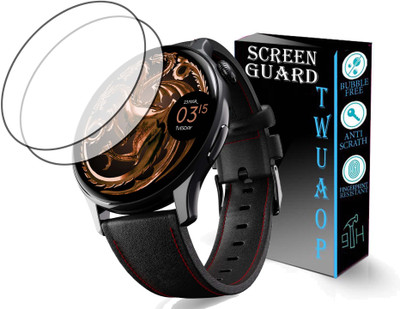 TWUAOP Screen Guard for PEBBLE GOT SMARTWATCH(Pack of 2)
