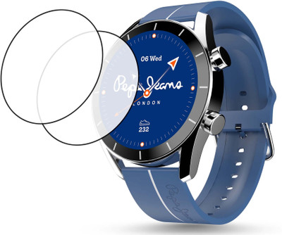 TWUAOP Screen Guard for PEBBLE X PEPE SMARTWATCH(Pack of 2)