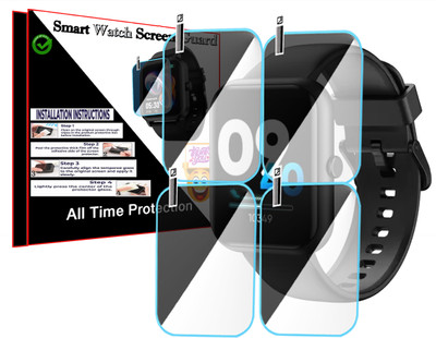 HIDEOUS Screen Guard for DIZO Watch D Plus.(Pack of 4)