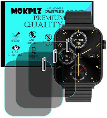 MOKPLZ Screen Guard for FIRE BOLTT VISIONARY ULTRA SMARTWATCH(Pack of 3)