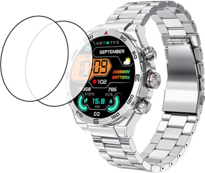 TWUAOP Screen Guard for GIZMORE IKON LUXE SMARTWATCH(Pack of 2)