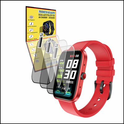 EZGER Screen Guard for FIRE BOLTT JAGUAR Smartwatch(Pack of 3)