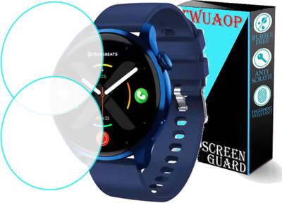 TWUAOP Screen Guard for CROSSBEATS ORBIT X SMARTWATCH(Pack of 2)