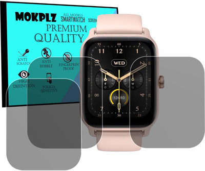 MOKPLZ Screen Guard for FASTRACK REFLEX NITRO SMARTWATCH(Pack of 3)