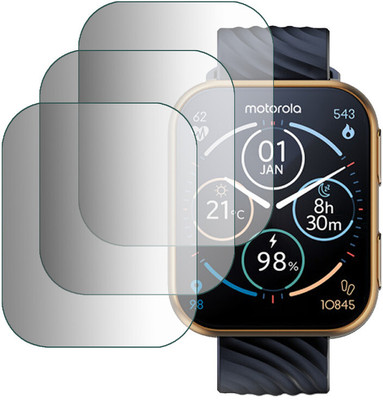 DOUMOF Screen Guard for Motorola Moto Watch 200 SMARTWATCH(Pack of 3)