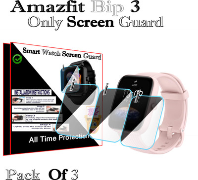 HIDEOUS Screen Guard for Amazfit Bip 3(Pack of 2)