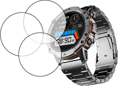 MOKPLZ Screen Guard for FIRE BOLTT MARSHAL SMARTWATCH(Pack of 3)