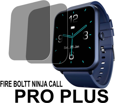 TWUAOP Screen Guard for FIRE BOLTT NINJA CALL PRO PLUS(Pack of 2)