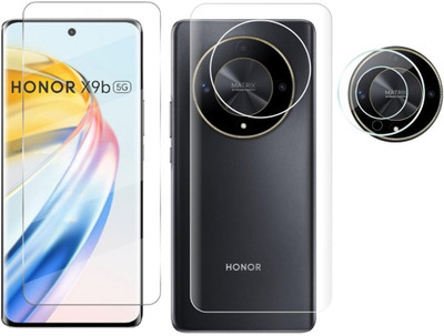 ISAAK Screen Guard for Honor X9b Unbreakable Front & Back Screen Guard and Camera Lens Protector (3 In 1 COMBO PACK)(Pack of 3)