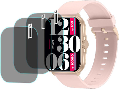 MOKPLZ Screen Guard for FIRE BOLTT ETERNO SMARTWATCH(Pack of 3)