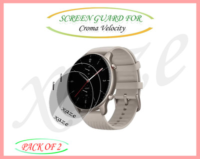 XAZE Screen Guard for Croma Velocity Smartwatch(Pack of 2)