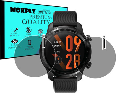 MOKPLZ Screen Guard for TICWATCH PRO 3 ULTRA SMARTWATCH(Pack of 2)
