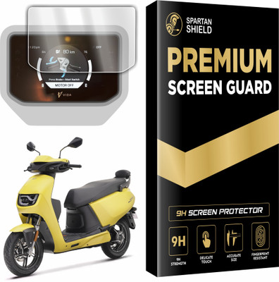 spartan shield Screen Guard for Hero Vida VX2 Go, Plus Electric Scooter, 5 INCH Instrument Console Screen Protector | TFT Touchscreen Display Accessories for VidaVX2 EV Bike [Not Tempered Glass](Pack of 1)