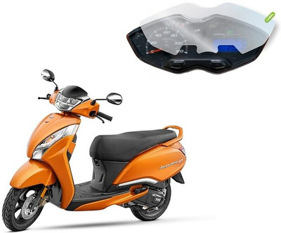 FriendZon Screen Guard for TVS Jupiter 125 With Button Flexible TPU Instrument Cluster Protector(Pack of 1)