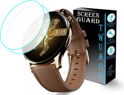 TWUAOP Screen Guard for PEBBLE GOT SMARTWATCH(Pack of 2)