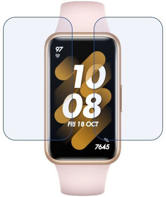 CUBES Screen Guard for Huawei Band 7 | 1.47 Inch | Soft and Flexible | Touch Sensitive | Unbreakable | Ultra Thin | Edge To Edge TPU Film ( Not a Tempered Glass )(Pack of 2)