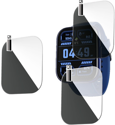 HIDEOUS Screen Guard for boAt Wave Neo Plus(Pack of 3)