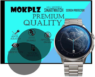 MOKPLZ Screen Guard for BOULT CROWN R PRO SMARTWATCH(Pack of 2)