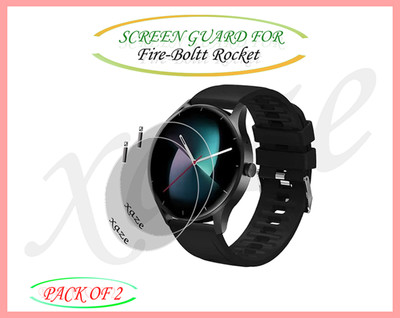 XAZE Screen Guard for Fire-Boltt Rocket Smartwatch(Pack of 2)